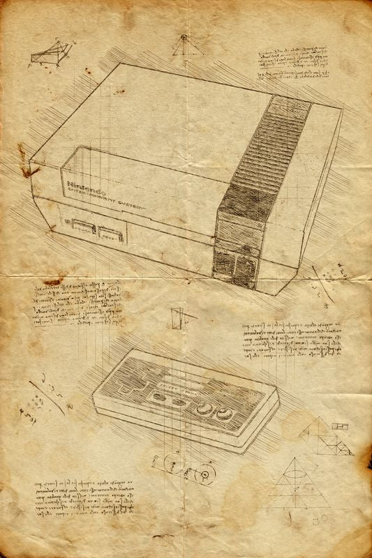 Nintendo NES - Da Vinci Style