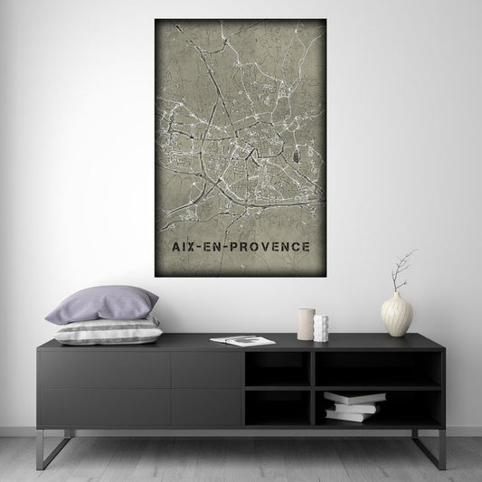 Aix-en-Provence - Western Map