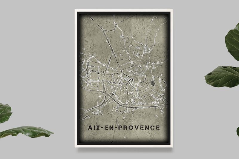 Aix-en-Provence - Western Map