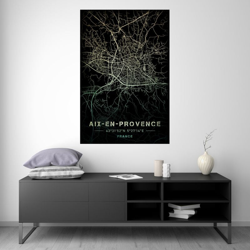 Aix-en-Provence - Yellow and Green Card