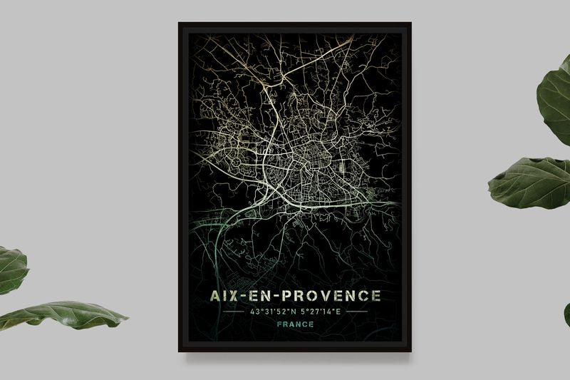 Aix-en-Provence - Yellow and Green Card
