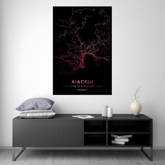 Ajaccio - Carte Rouge