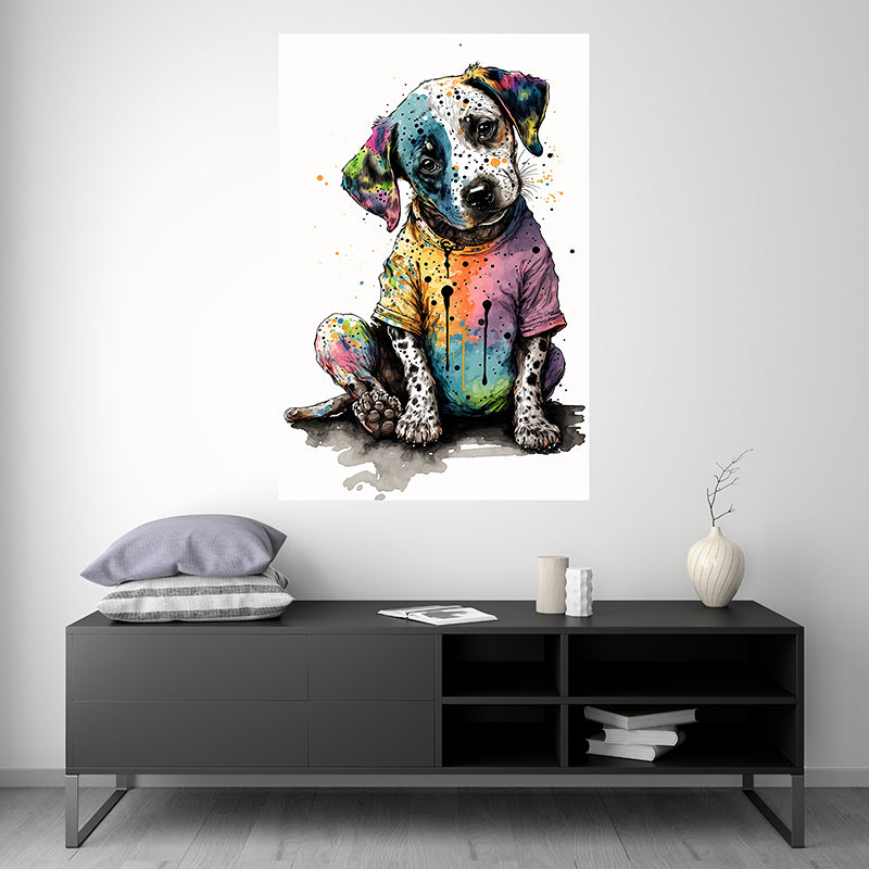 Dog - Splash Paint