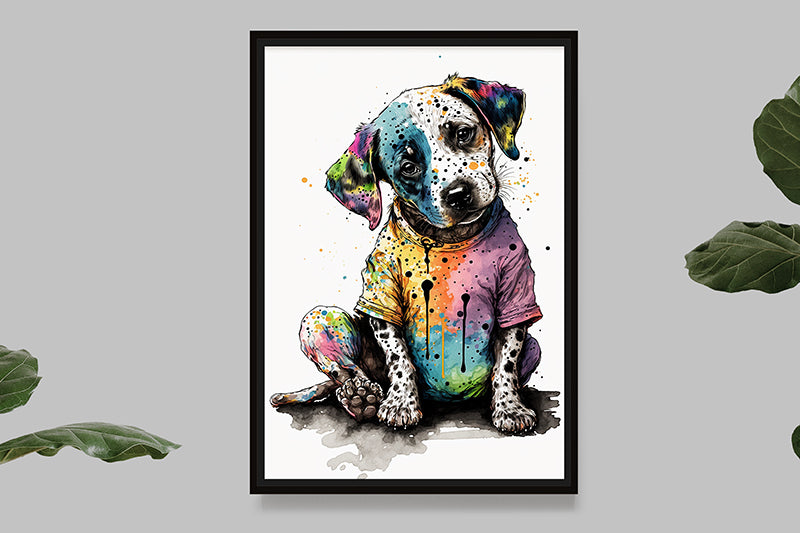 Dog - Splash Paint