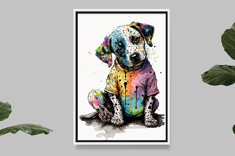 Dog - Splash Paint