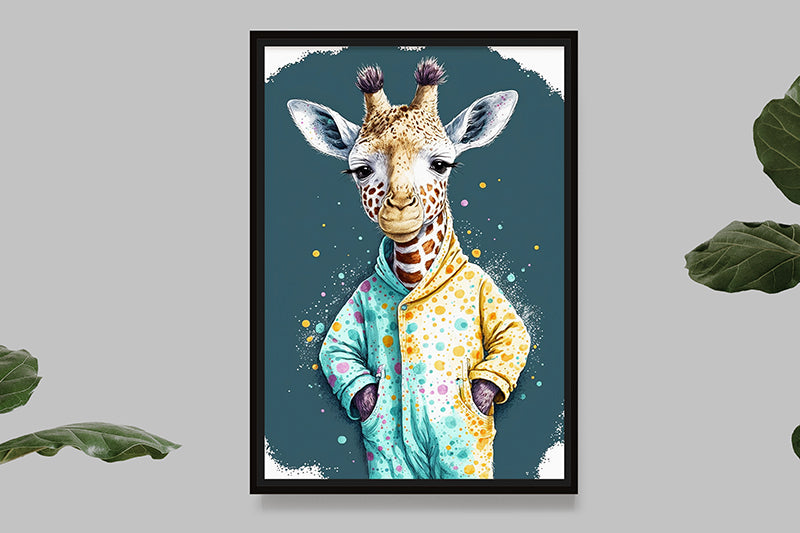 Giraffe - Splash Paint