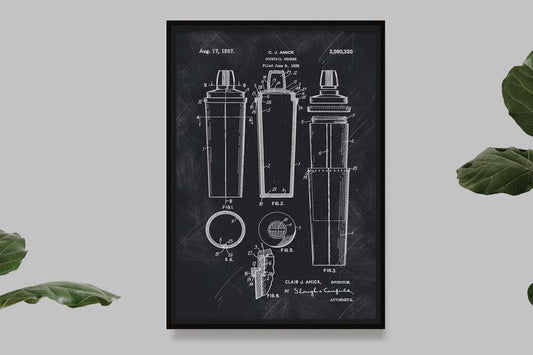 Cocktail Shaker - Old Patent