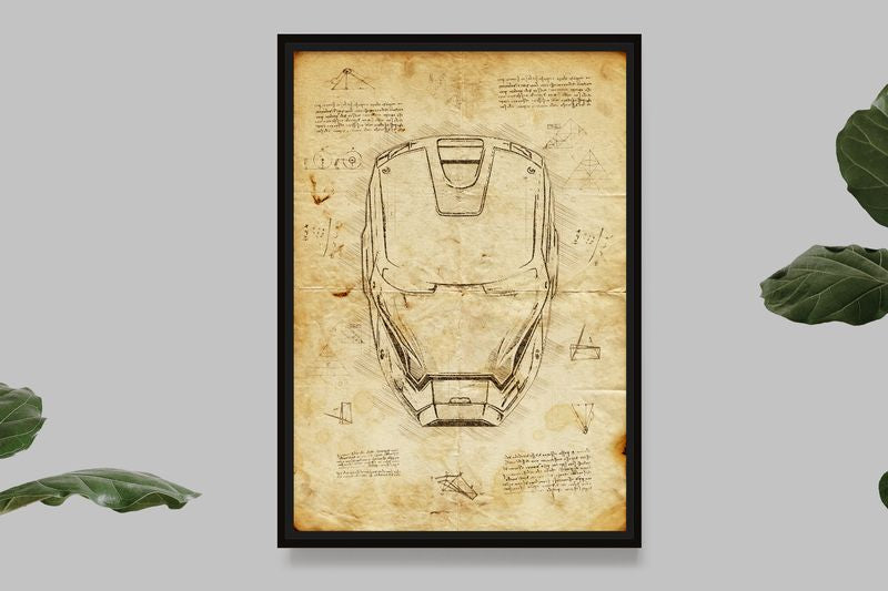 Casque Iron Man - Da Vinci Style