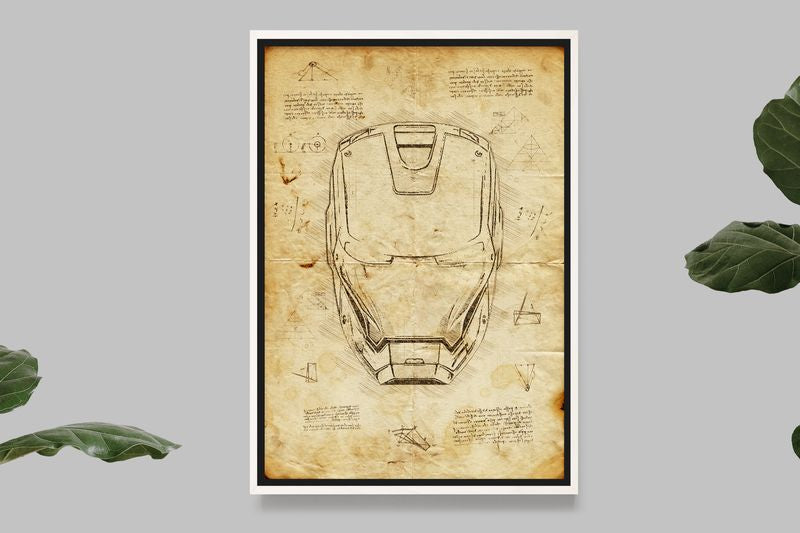 Casque Iron Man - Da Vinci Style