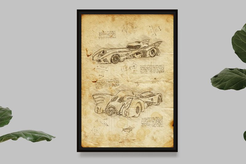 Batmobile - Da Vinci Style