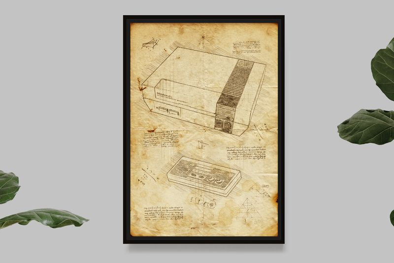 Nintendo NES - Da Vinci Style