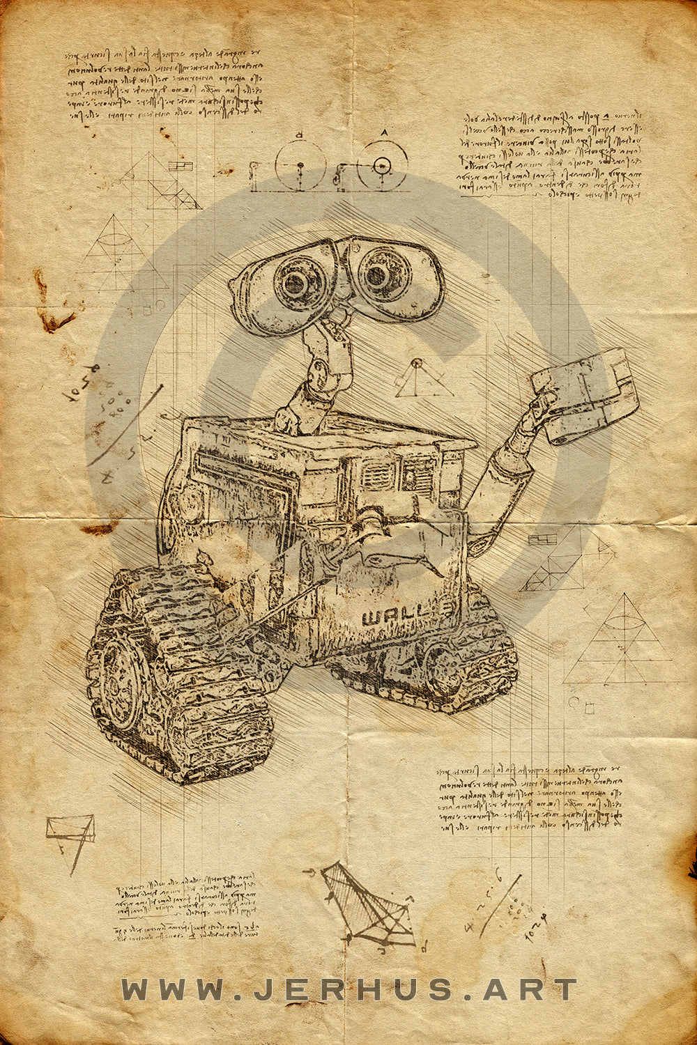 Wall-E - Da Vinci Style
