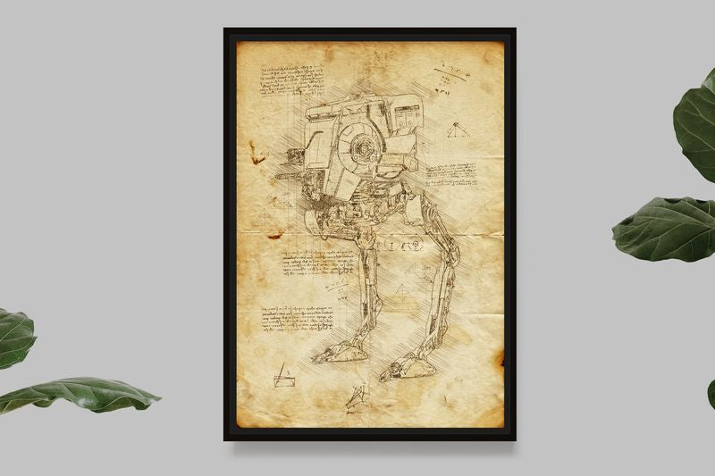 AT ST - Star Wars - Da Vinci Style