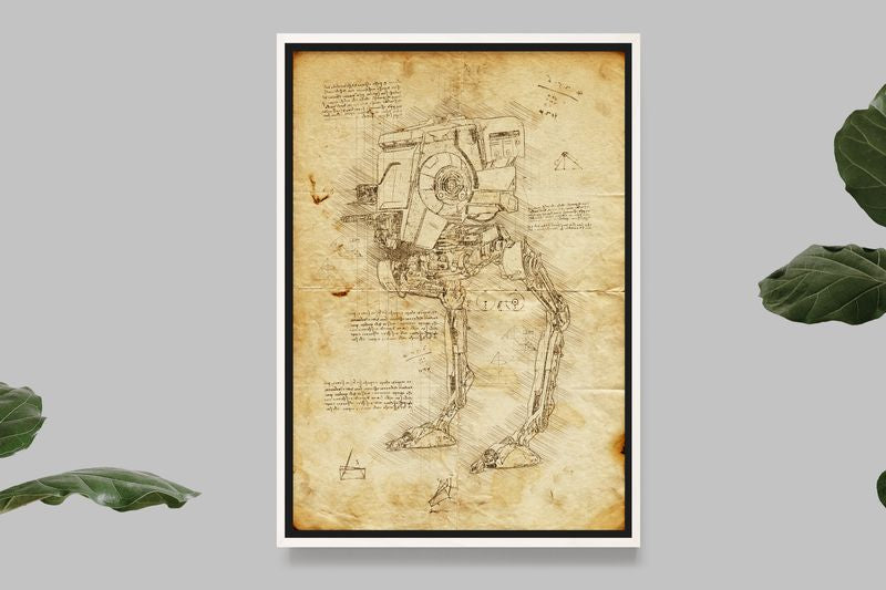 AT ST - Star Wars - Da Vinci Style