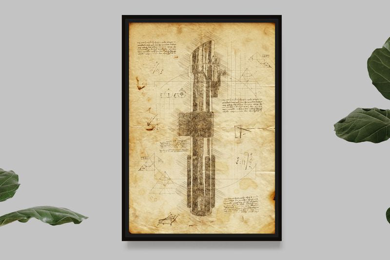 Sabre laser - Star Wars - Da Vinci Style