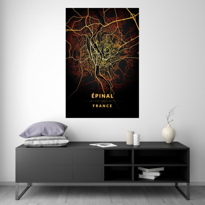 Epinal - Carte Vintage