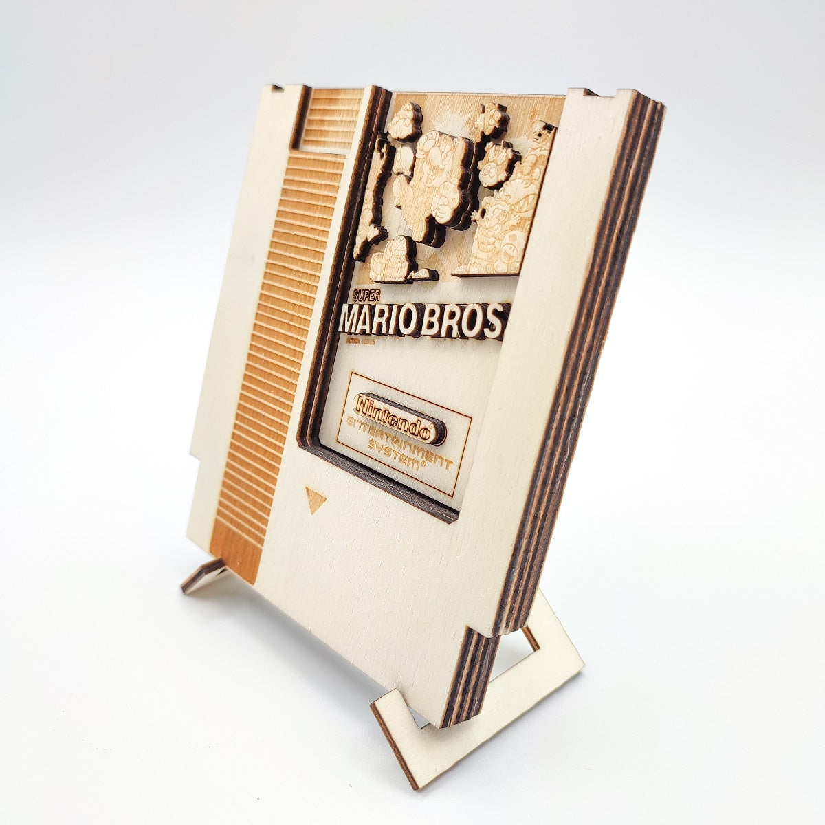 Super Mario Bros - Wooden Nes Cartridge