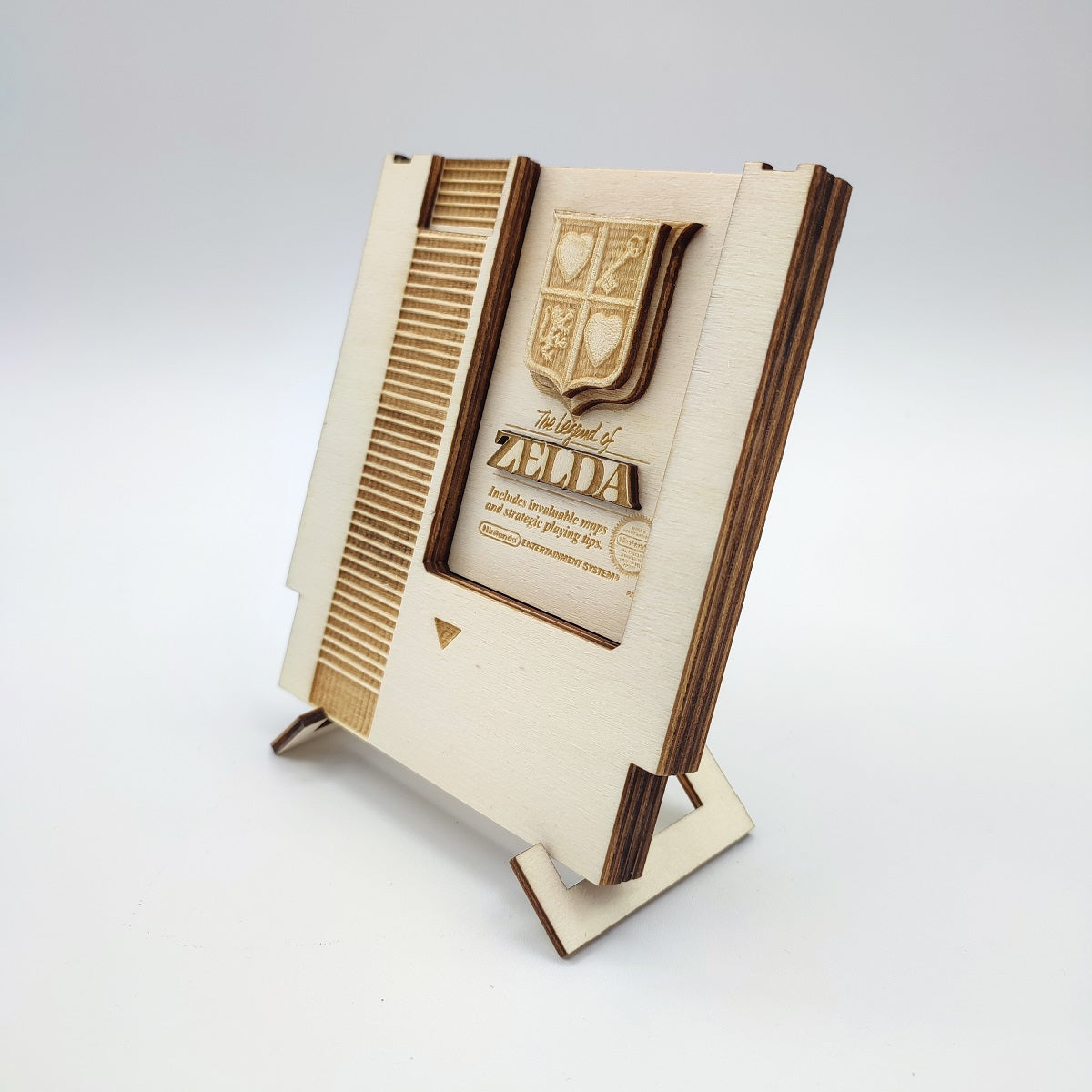 The legend of Zelda - Wooden Nes Cartridge