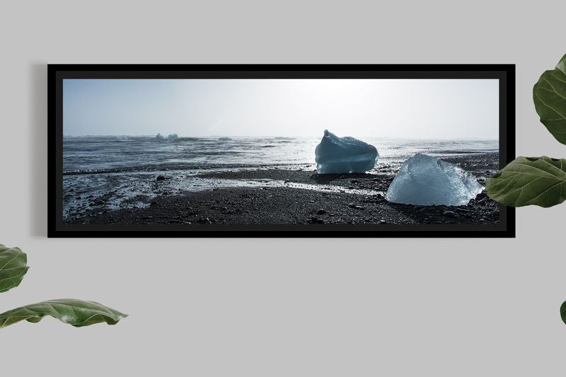 Ice on the beach