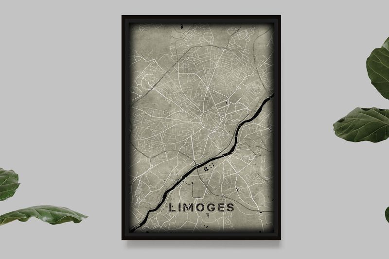 Limoges - Western card