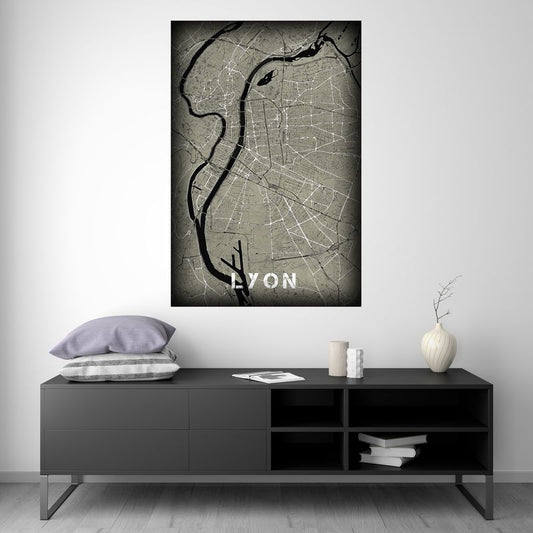 Lyon - Western Map