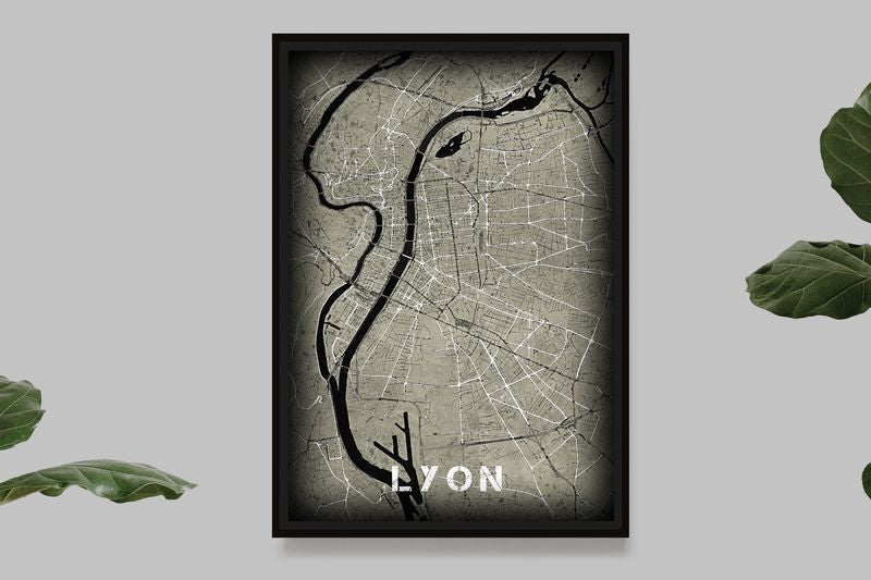 Lyon - Western Map