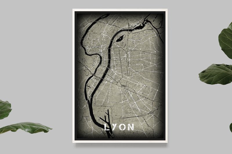 Lyon - Western Map