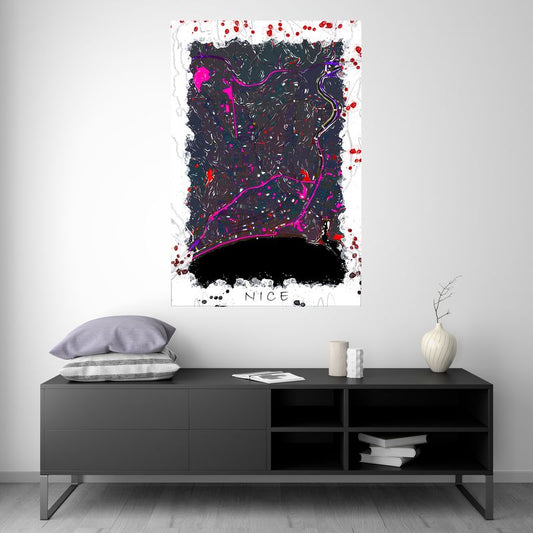 Nice - PopArt Map