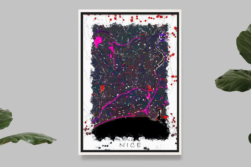 Nice - PopArt Map