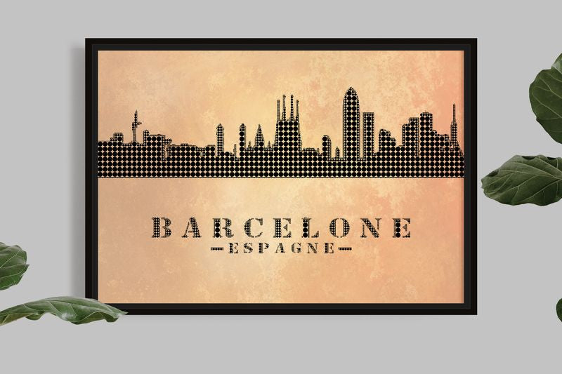 Barcelone - City Skyline