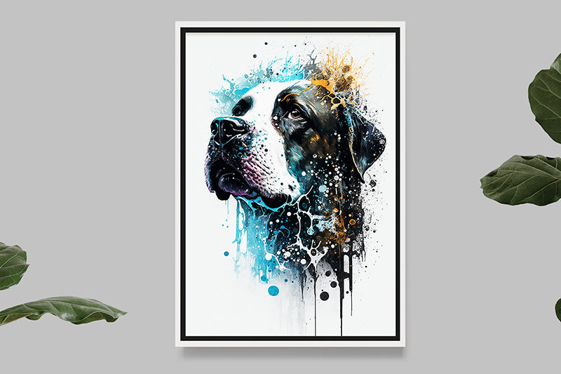 Chien III - Splash Paint