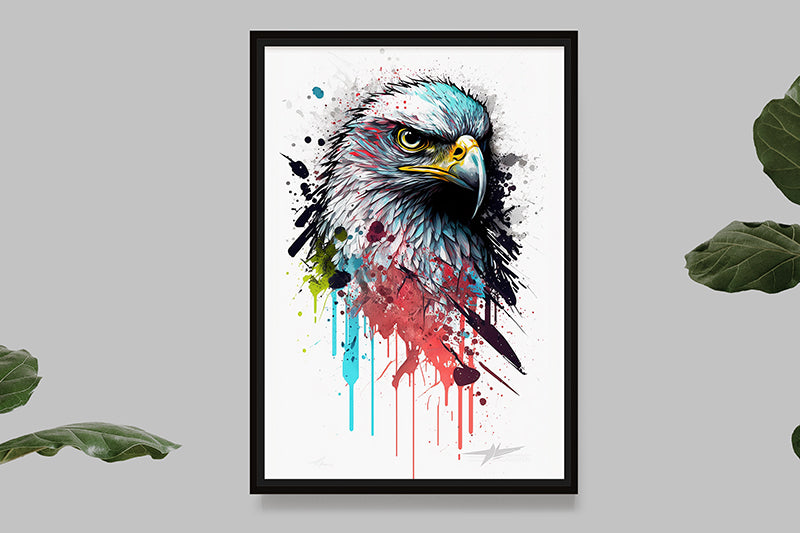 Eagle II - Splash Paint - Artwork