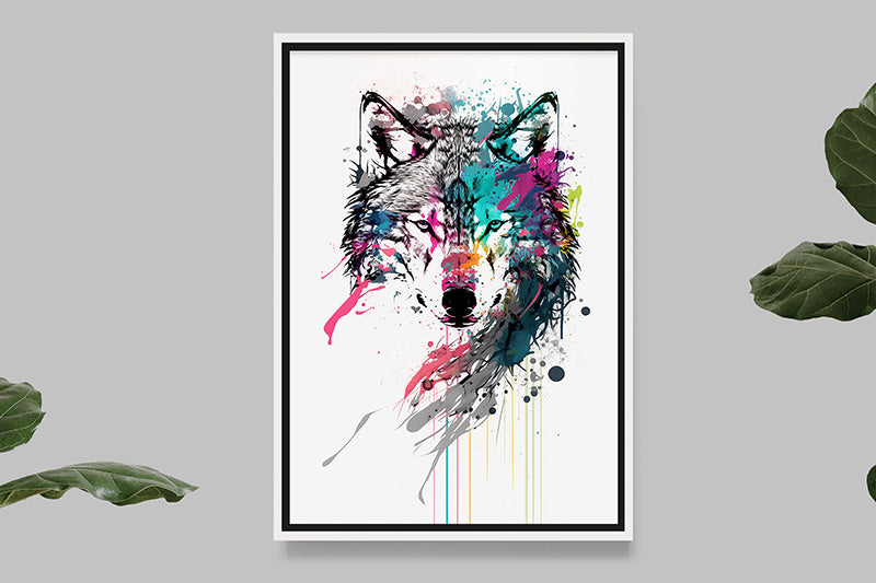 Loup I - Splash Paint