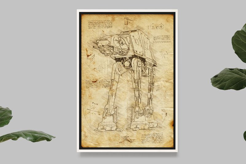 AT AT - Star Wars - Da Vinci Style