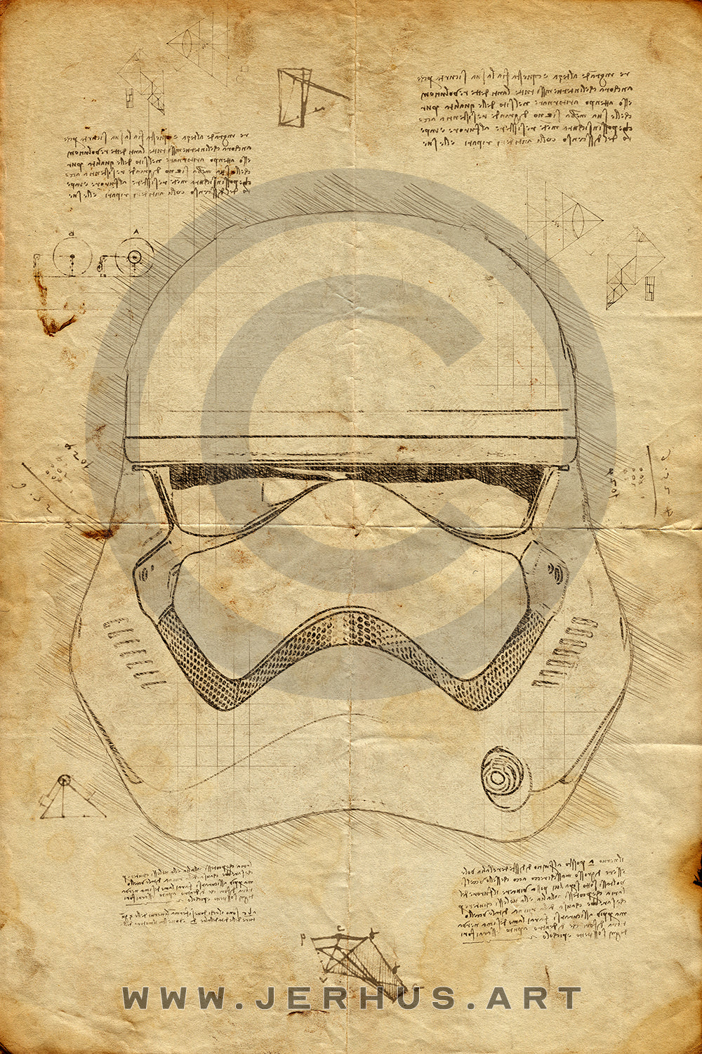 Casque Storm Trooper - Star Wars - Da Vinci Style