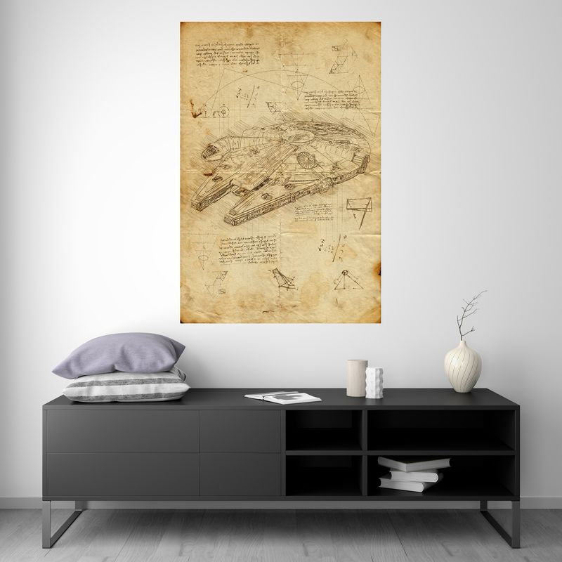 Faucon Millenium - Star Wars - Da Vinci Style