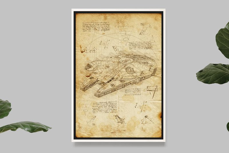Faucon Millenium - Star Wars - Da Vinci Style