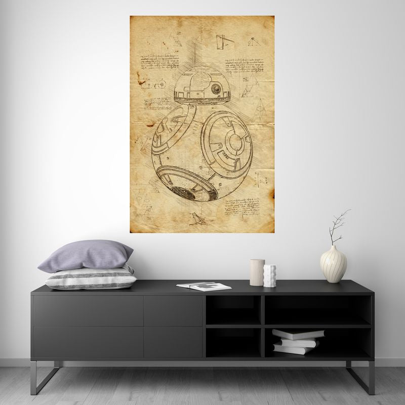 BB-8 - Star Wars - Da Vinci Style