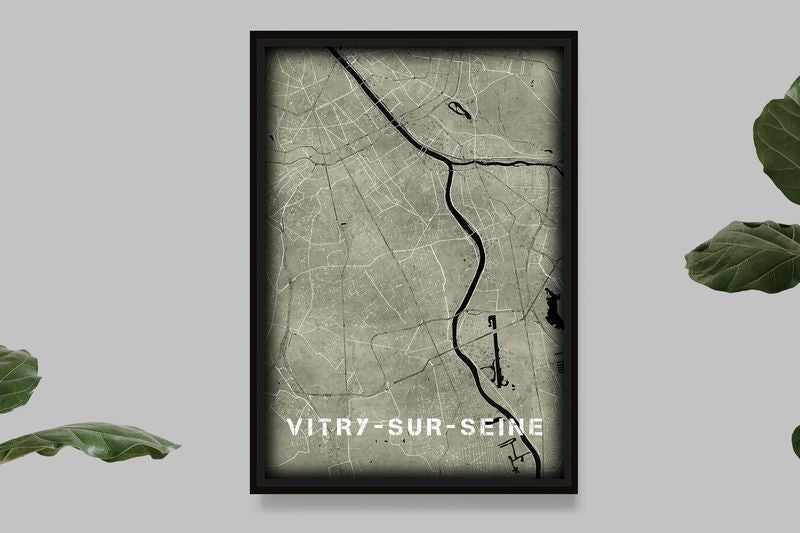 Vitry-sur-Seine - Western Map