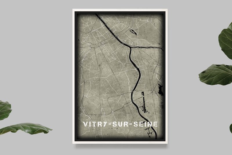 Vitry-sur-Seine - Western Map