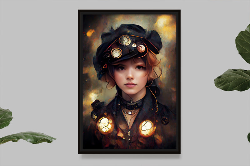 Steampunk Girl V - Artwork