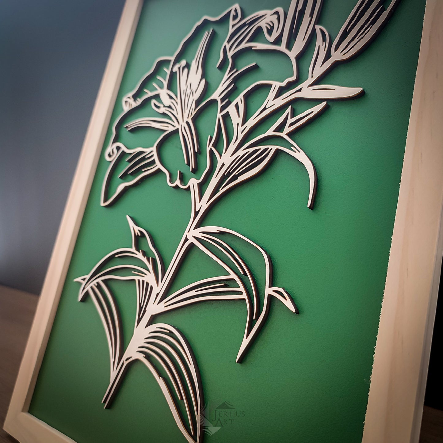 Fleur de lys en bois