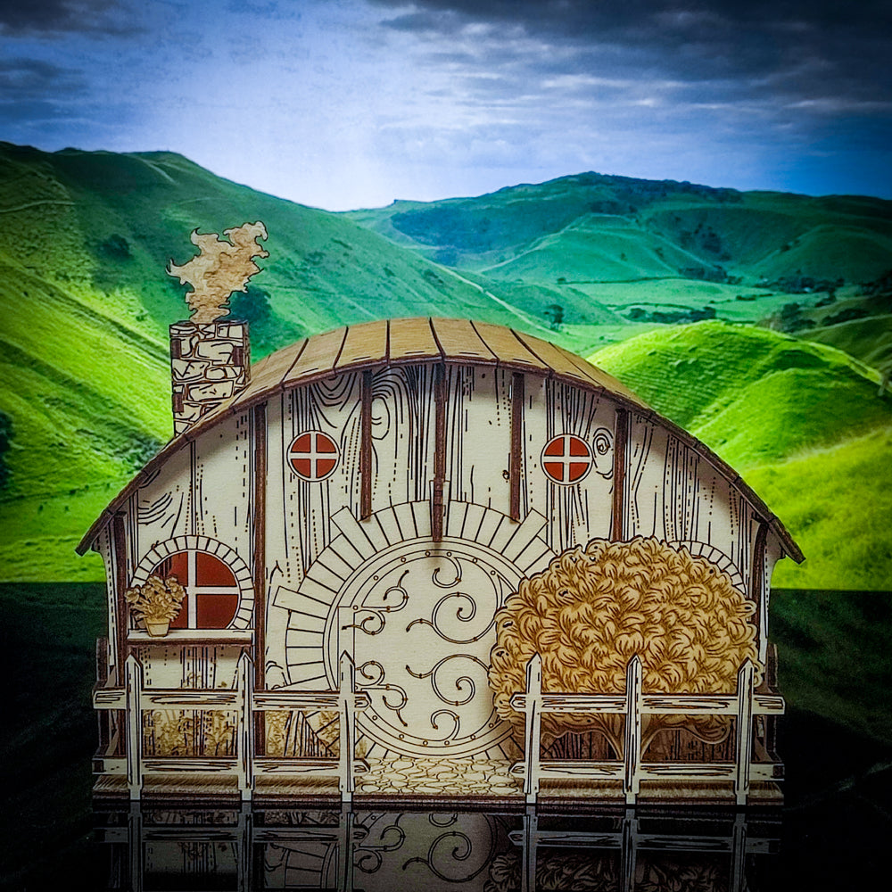 DIY Wooden Hobbit House - 3D Puzzle - DOWNLOAD ONLY