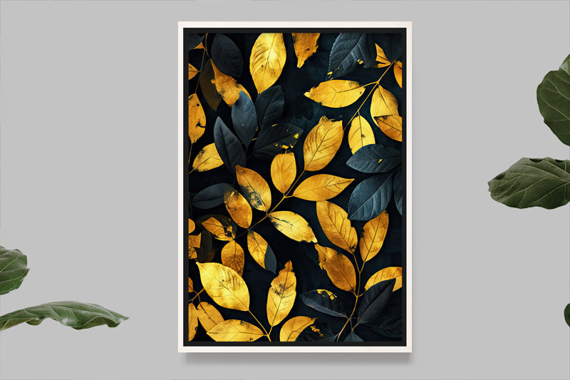 Bright golden leaves