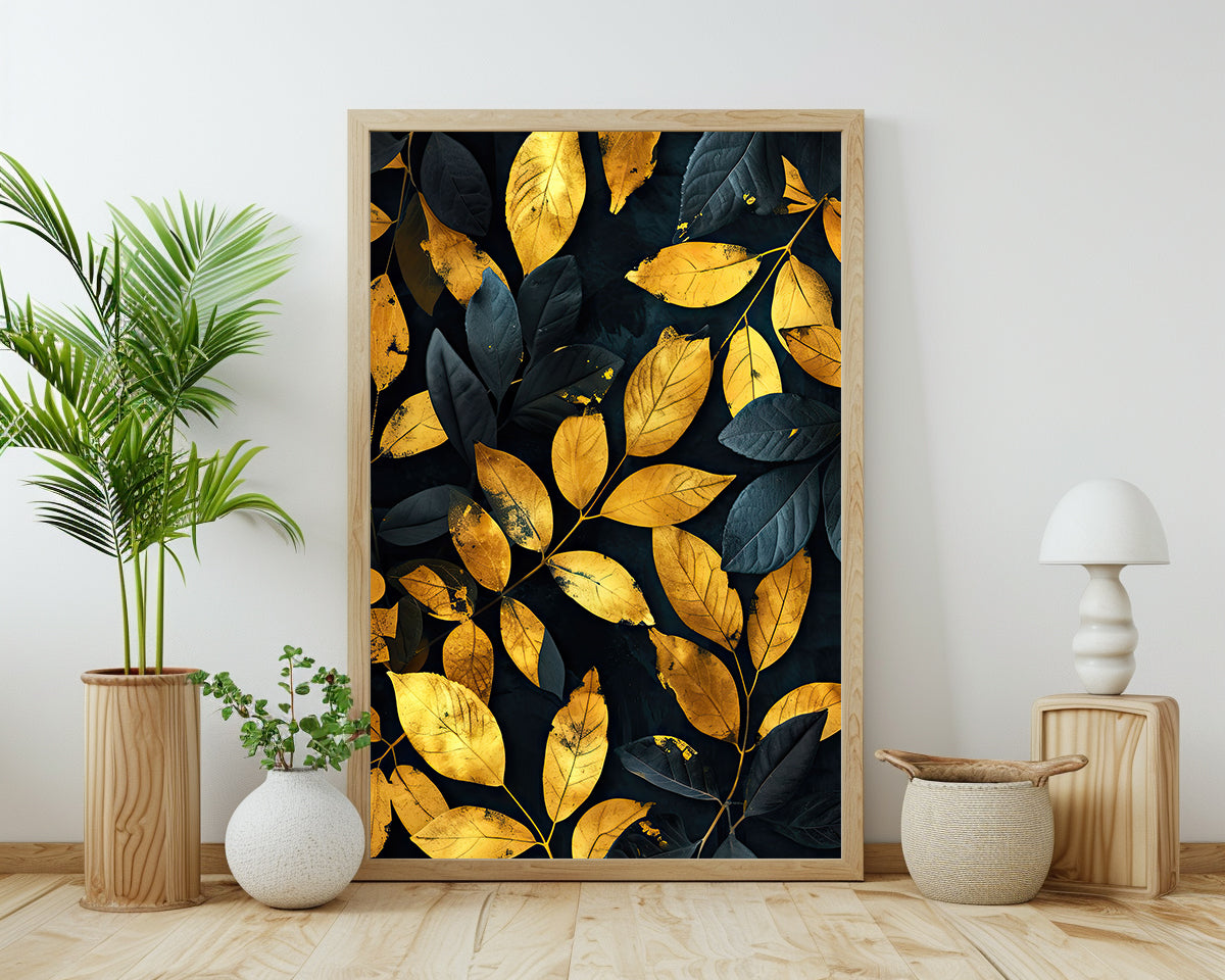 Bright golden leaves