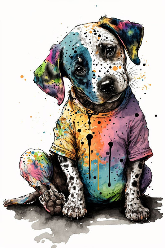 Dog - Splash Paint