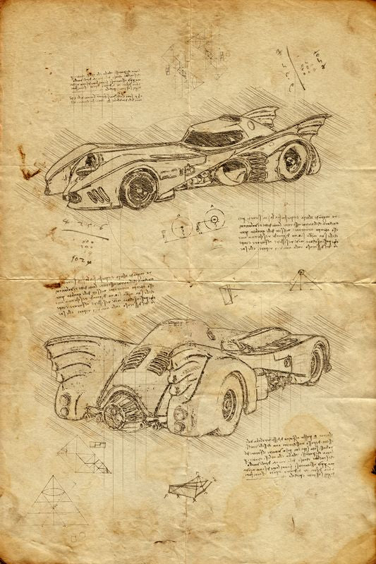 Batmobile - Da Vinci Style