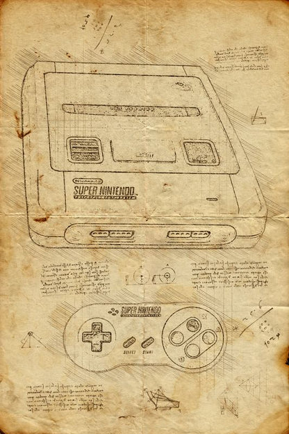 Nintendo Super NES - Da Vinci Style