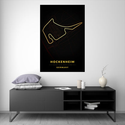 Hockenheim - Germany - Carte Vintage