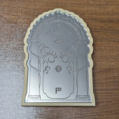 Miroir gravé Porte de Durin Moria lumineux – Seigneur des Anneaux